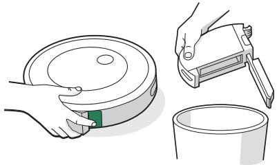 IROBOT J557840JS - Cleaning the Full Bin Sensors - 1