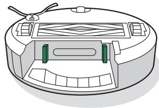 IROBOT J557840JS - Reinigen der Sensoren für einen vol- len Auffangbehälter - 2