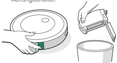 IROBOT J557840JS - Reinigen der Sensoren für einen vol- len Auffangbehälter - 1