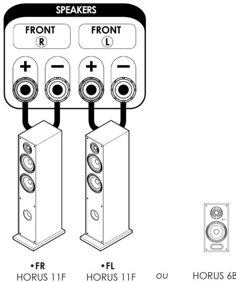 ELIPSON Horus 11F Bois Cl.X1 - Branchements sur amplificateur hi-fi - 2