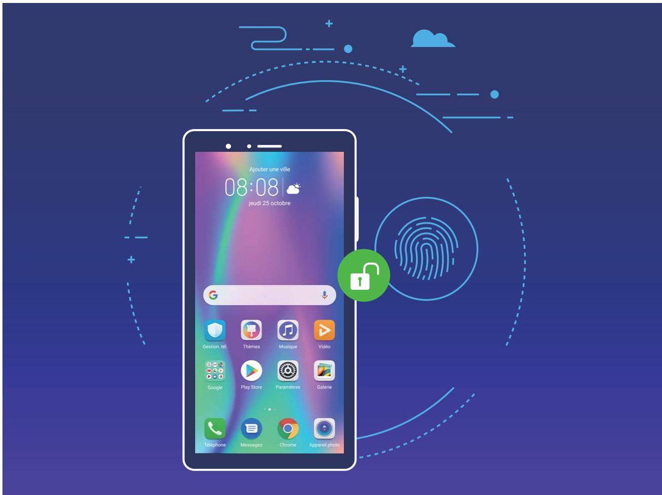 HONOR TELEPHONEPORTABLEPACK10128GB - Reconnaissance d'empreinte digitale : profitez d'une navigation plus rapide et d'une sécurité renforcée - 1