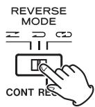 TEAC W-890R - Sélectionnez le réglage de mode de retournement (reverse) avec le sélecteur REV mode. - 1