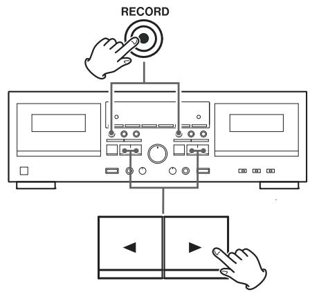 TEAC W-890R - Lancement rapide de l'enregistrement - 1