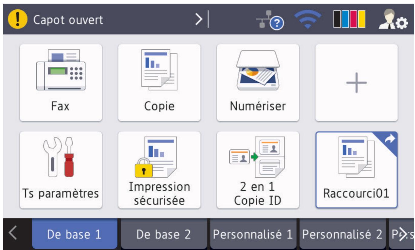 BROTHER DCP-L8410CDW - Icône d'avertissement - 1