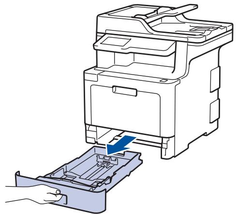 BROTHER DCP-L8410CDW - Du papier est coincé sous le bac à papier - 1