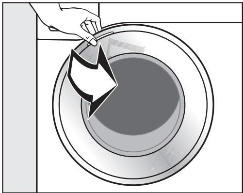 MIELE WWD020 - Ouverture de la porte à la fin du programme - 1