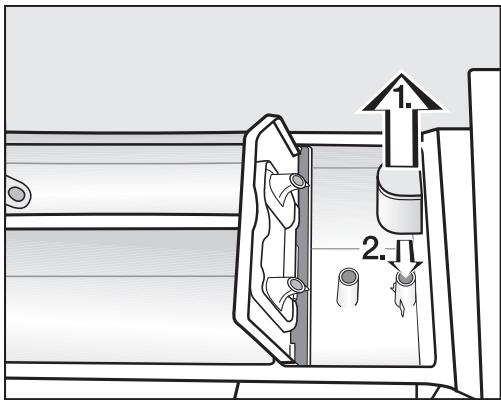 MIELE WWD020 - Nettoyer le tube et le canal d'aspiration du compartiment 📋/☐ - 1