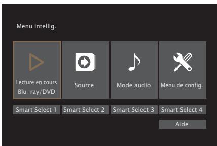 MARANTZ R1506/N1SG - Fonction menu intelligent - 1