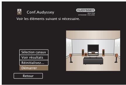 MARANTZ R1506/N1SG - Procédure pour les réglages des enceintes (conf. Audyssey®) - 5