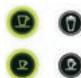 DELONGHI EN520.BL - Backlight Buttons indication/Signification des boutons rétroéclairés - 3