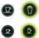 DELONGHI EN520.BL - Backlight Buttons indication/Signification des boutons rétroéclairés - 2