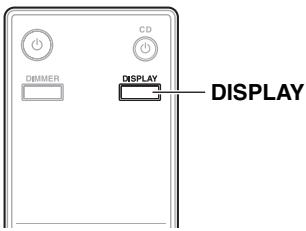 ONKYO A9070 - Changement des informations à l'écran - 1