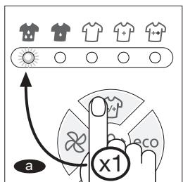 BRANDT DRIRON 1 WCO - Selection du niveau de séchage du LINGE - 3