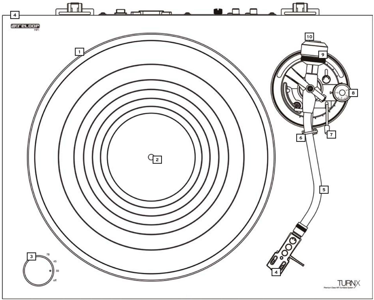 DARRY RELOOP HIFIPLATINE VINYLETURN XEXCLUSIVITEFNAC/DARTY - MANTENIMIENTO - 1