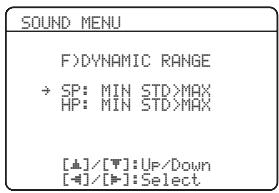 YAMAHA RXV661 - Dynamique fdynamic RANGE - 1