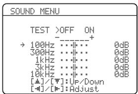 YAMAHA RXV661 - Égaliseur graphique de voie centrale - 1
