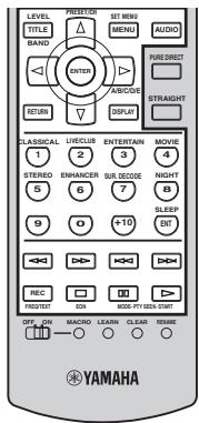 YAMAHA RXV661 - Remarque - 1