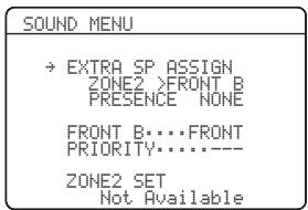 YAMAHA RXV661 - Utilisation de SET MENU - 9