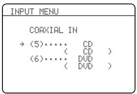 YAMAHA RXV661 - Pour les prises coaxial INPUT 5 et 6 - 1