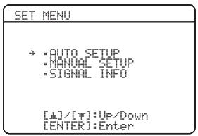 YAMAHA RXV661 - Utilisation de SET MENU - 2