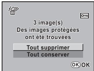 PENTAX K-M - Supprimer toutes les images - 4