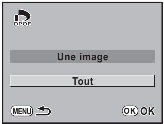 PENTAX K-M - Réglages pour toutes les images - 1