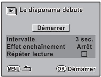 PENTAX K-M - Réglage du diaporama - 2