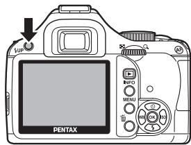 PENTAX K-M - Appuyez sur le bouton UP. - 1