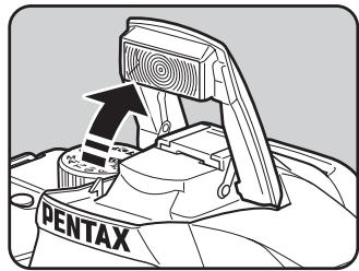 PENTAX K-M - Appuyez sur le déclencheur à mi-course. - 1