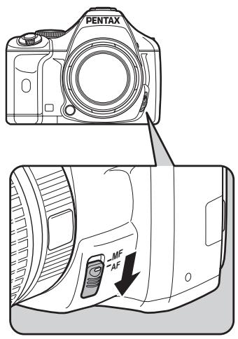 PENTAX K-M - Utilisation de l'autofocus - 1