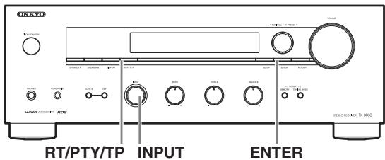 ONKYO TX-8030 - Écoute des informations de circulation (TP) - 1