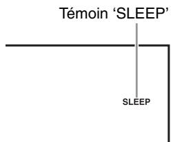 ONKYO TX-8030 - Appuyez plusieurs fois sur le bouton [SLEEP] pour désigner le déclenchement. - 1