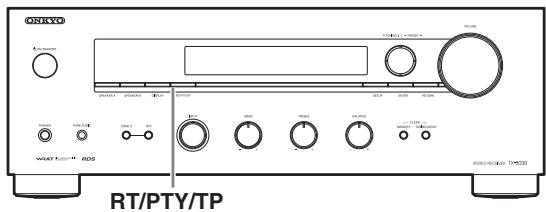 ONKYO TX-8030 - Affichage de texte par radio (RT) - 1