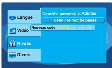 BRANDT BDVDP701 - Remarque 2 : Option Définir le mot de passe - 1