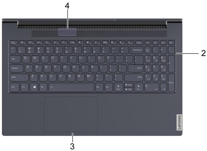 LENOVO YogaSlim7 - Vue de la base - 2