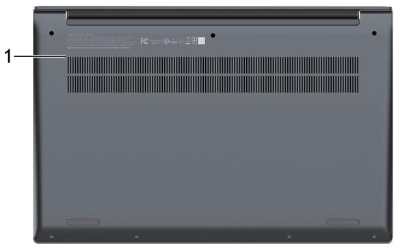 LENOVO YogaSlim7 - Vue de dessous - 1