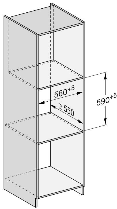 MIELE DG7150 - Encastrement dans un meuble haut ou bas - 1