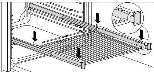 MIELE DG7150 - Rails coulissants flexiclips HFC 70-c - 3