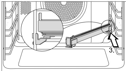 MIELE DG7150 - Monter les rails coulissants flexiclips - 3