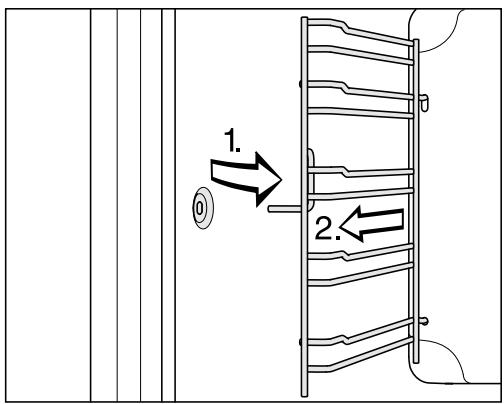MIELE DG7150 - Démonter les supports de gradins avec les rails coulissants flexicliips - 1