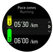 SUUNTO 3 Pebble White - Définir les zones d'allure - 1