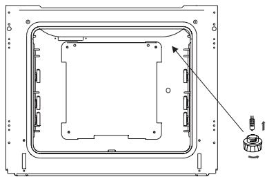 THOMSON TCC52.4WHTCC52.4BM - Comment enlever la vitre intérieure - 4
