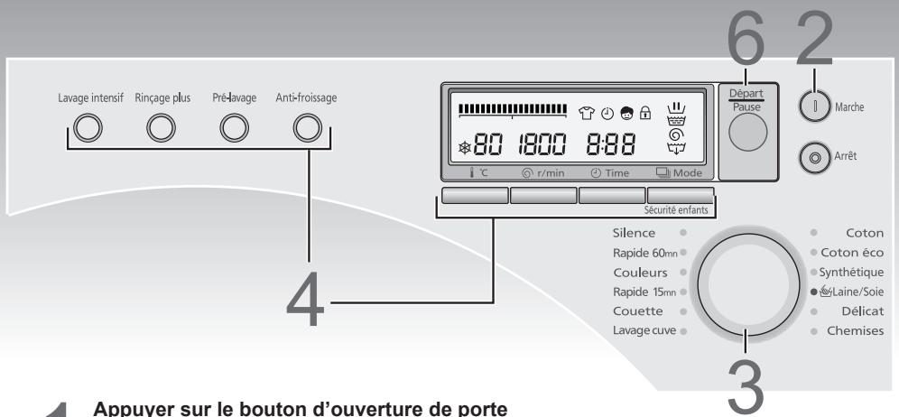 PANASONIC NA-16VX1WFRBLANC - - Si le linge rétrécit au lavage - 3