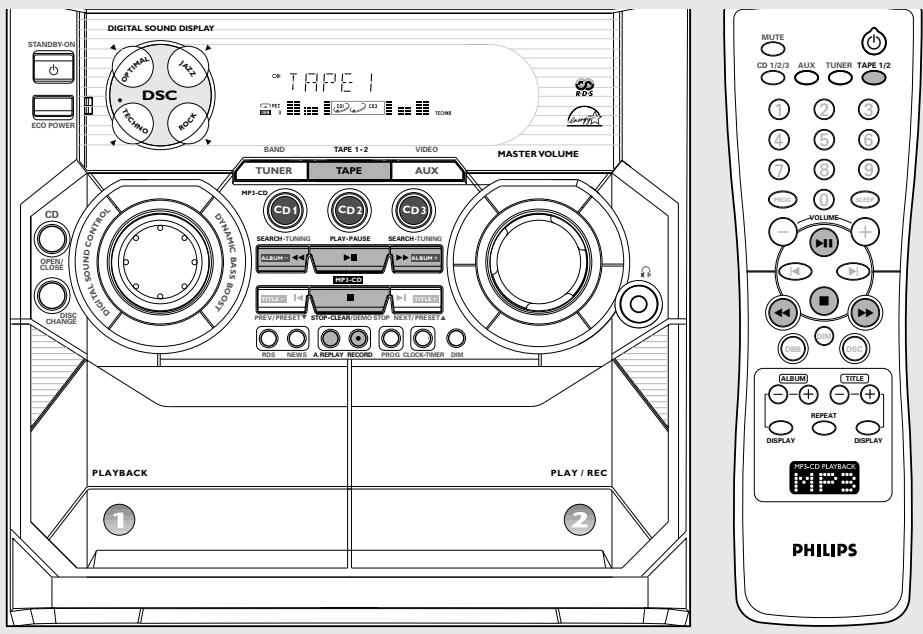 PHILIPS FW-M355 - Pour annuler la fonction NEWS - 1
