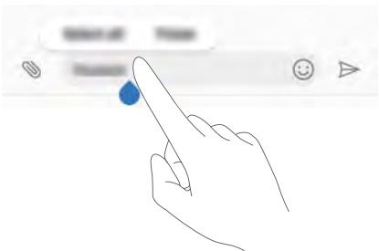 HONOR 6A SILVER - Modifier un texte - 2