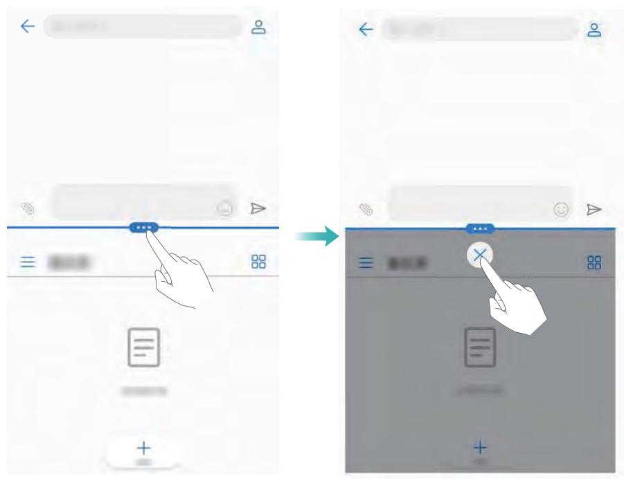 HONOR 6A SILVER - Quitter le mode écran partagé - 1