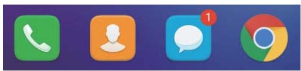 HONOR 6A SILVER - Afficher ou masquer les badges de notification - 1