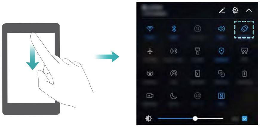 HONOR 6A SILVER - Changer l'orientation de l'écran - 1