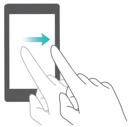 HONOR 6A SILVER - Gestes d'écran de base - 4