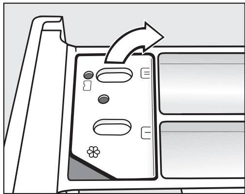 MIELE LAVE-LINGE WCB 100 - Insérer la capsule (Cap) - 1